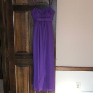 Floor length evening gown